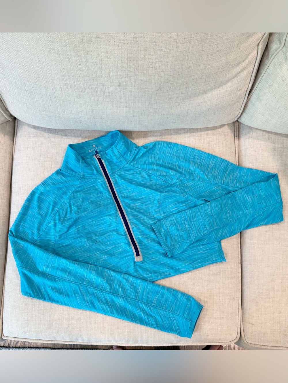 Athleta Running Wild Half Zip Top